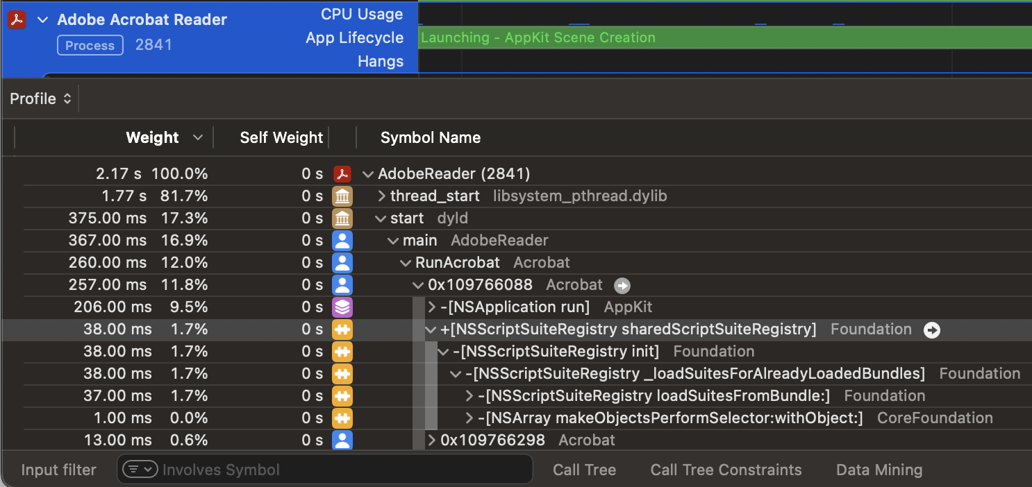 sharedScriptSuiteRegistry no filter